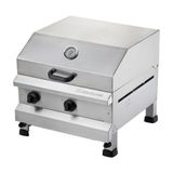 Char Broiler A Gás Com Tampa 53 Cm Marchesoni Ch.5.052.t