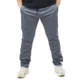 Calça Masculina Sport Poliamida Plus Size Flanelada Listra