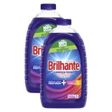 Kit 2 Sabão Líquido Brilhante Limpeza Total 3l