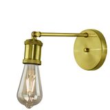 Arandela Articulada Retro Nordic Industrial Dourado