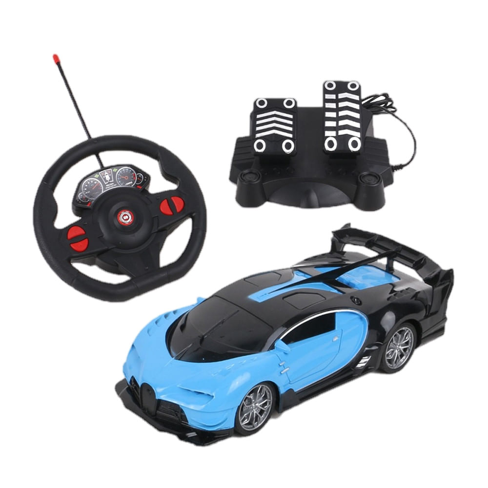 Carrinho Racing Control Spark Azul E Preto Multikids - Br1339