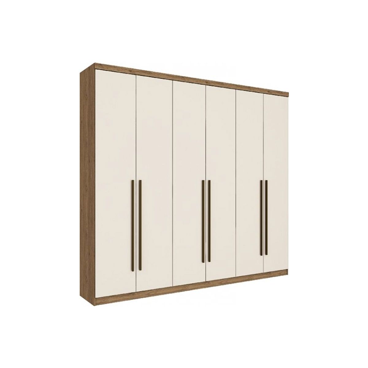 Guarda Roupa Henn Jade Rústic/White