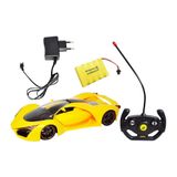 Carro Controle Remoto Sem Fio Sport Dmt5050 Amarelo -dm Toys