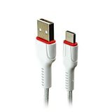 Cabo Usb Tipo-c 2400ma 1m Branco Cbx-u2c13tc - Exbom