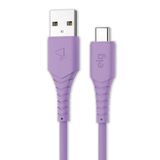 Cabo Usb Colors Tipo-c Emborrachado 1,2m Lilás Tc12x - Elg