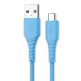 Cabo Usb Colors Tipo-c Emborrachado 1,2m Azul Tc12t - Elg