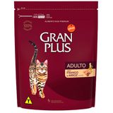 Ração Gran Plus Frango E Arroz Para Gatos Adultos - 1 Kg