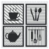 4 Quadro decorativo para cozinha placa decorativa 20 x 30