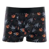 Cueca Boxer Mash Masculina Estampada Algodão Elástico Preto M