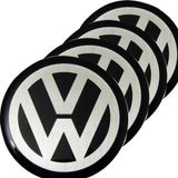 Kit 2 Emblemas Resinado Vw 48mm