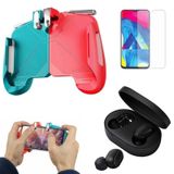 Kit Gamer Controle para Moto G9 Play / Fone de ouvido Air Dots / Pel Vidro