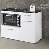 Balcão Cooktop Violeta Basculante - kaiki Móveis