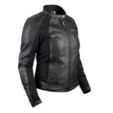 Jaqueta De Couro Texx Storm Lady Com Proteção Moto Feminina - 4xl - Preto