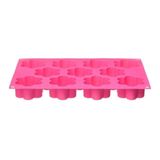 Forma 11 Moldes Silicone Pudim Sobremesa Flower Silikomart