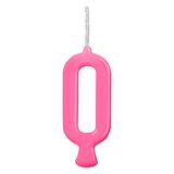 Vela Parabens Pink Numero 0 - 1 Unidade