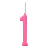 Vela Parabens Pink Numero 1 - 1 Unidade