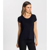 Blusa Viscotorcion Básica Feminina Rovitex Preto P