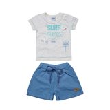 Conjunto Camiseta e Bermuda Surf Friends