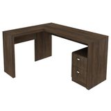 Mesa Para Escritorio De Canto ME4129 Rustico Tecno Mobili