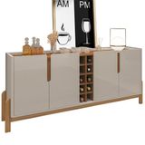 Buffet Aparador 190cm Com Adega 050520 Off White Cedro Dcasa