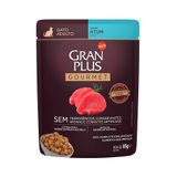 Ração Úmida Sachê Granplus Gourmet Gatos Adultos Atum 85g