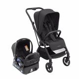 Carrinho Com Bebê Conforto Travel System Leona Trio Maxi-cosi Essential Black