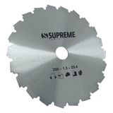 Serra Lamina Circular Roçadeira 22 Dentes 200mm Furo 25,4mm