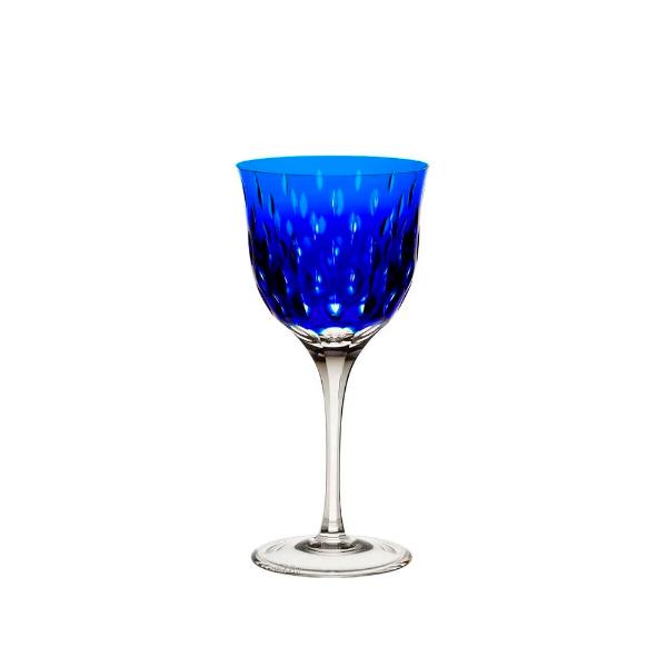 Taça Para Água Em Cristal Strauss Overlay 225.101.152 520ml Azul Escuro