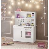 Kit Cozinha Princesinha Infantil  Branco Mdf Master Chefe