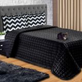 Kit Cobre Leito Casal Queen com Portas Travesseiros em Tecido Jacquard Cotex