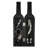 Kit Abridor Tampa De Vinho 5 Peças Garrafa Emborrachada