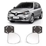 Par Lente Espelho Retrovisor Renault Clio 2015