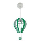 Lustre Pendente Balão Verde Quarto Infantil / Bebê