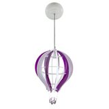 Lustre Pendente Balão Roxo Quarto Infantil / Bebê