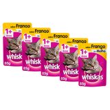 Kit 5 Sachês Whiskas Adt Frango 85g