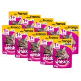 Kit 10 Sachês Whiskas Adt Frango 85g