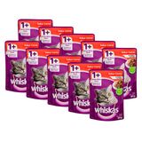 Kit 10 Sachês Whiskas Adt Carne 85g