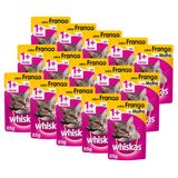 Kit 15 Sachês Whiskas Adt Frango 85g