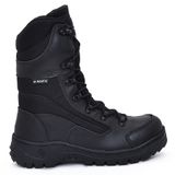 Bota Militar Combat - Couro Preto Brilho Tam.39 - Mboots