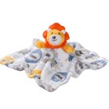 Naninha Flannel Estampado Para Bebê Animais 25x25