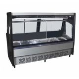Balcao De Acougue Luxo 3m Polar Preto Pecr 300 220v