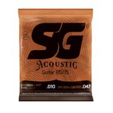Encordoamento Violão SG Aço Bronze 010 85/15
