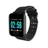 Relógio Smartwatch Preto Bluetooth Prova D&#39;agua Unissex