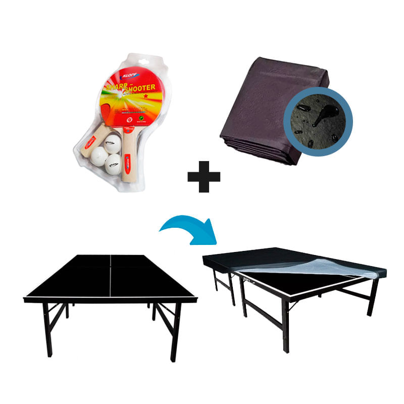 Mesa de Ping Pong Klopf 15mm em MDP 1007 - Carrefour - Carrefour