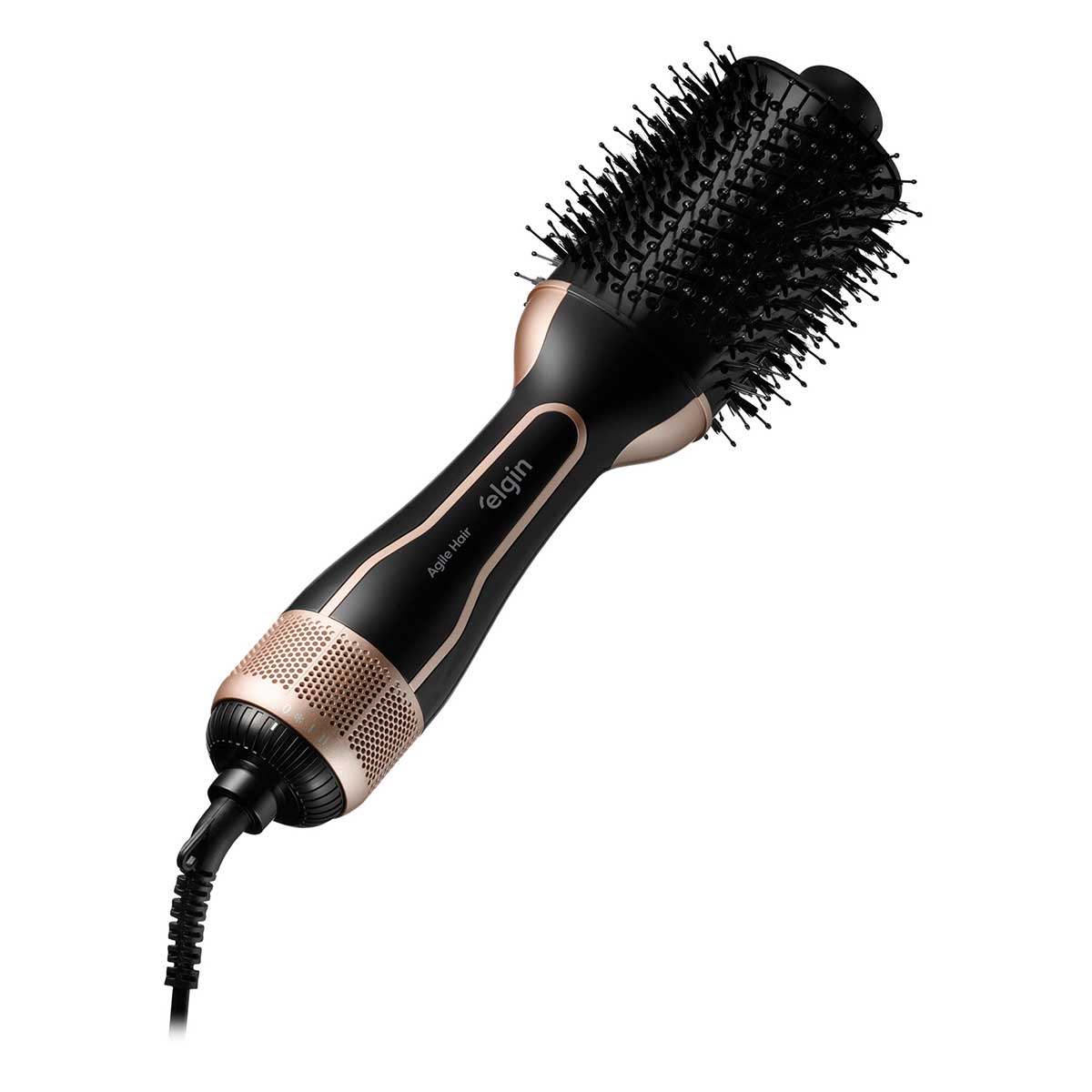 Escova Secadora Agile Hair 4 em 1 Bivolt Elgin: Seca, alisa, modela e da volume