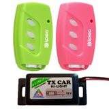 3 Controle Portão Eletrônico Farol Alto Carro Moto Tx Car Prova de Água