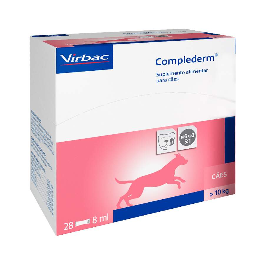 Suplemento Complederm Virbac para Cães e Gatos - 8 ml - Carrefour