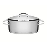 Panela Caçarola Rasa Em Aço Inox Linha Solar Fundo Triplo 20 Cm  2,9l Pit6 - Tramontina 62503200