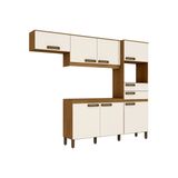 Cozinha Completa Henn Briz B107 c/4 Peças Nature/Off White