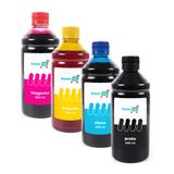 Kit 4 Tintas Canon Pixma G3110 G3111 G4100 G4111 500ml Inova Ink